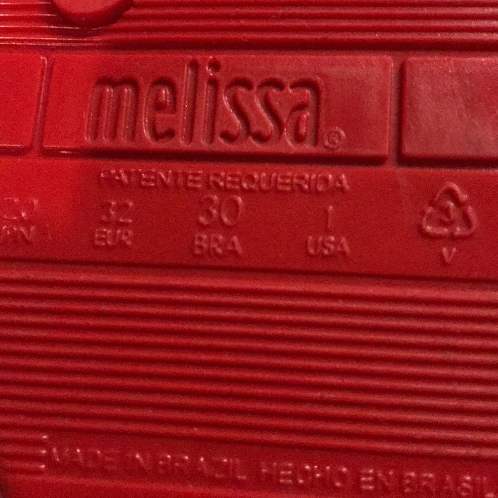 Melissa-Red flip flops - Picture 4 of 8